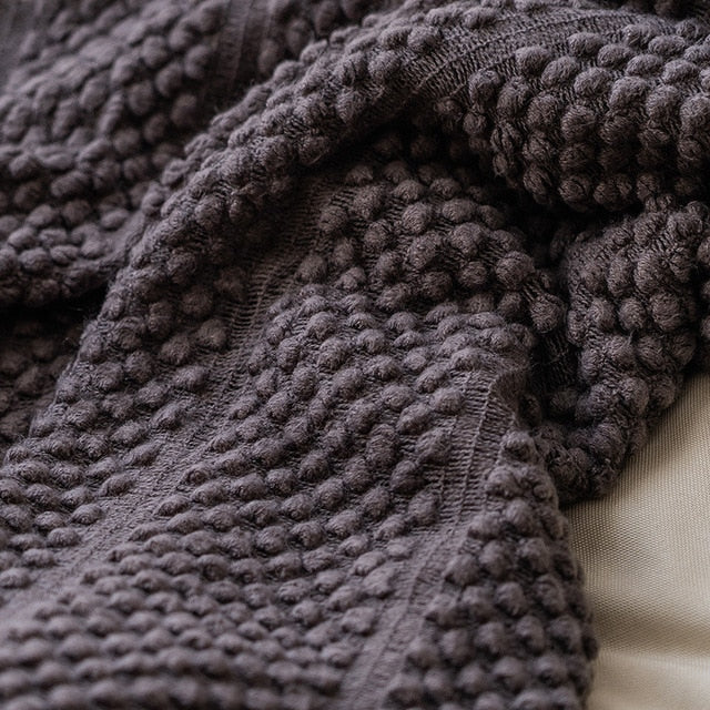 Modern Knit Throw Blanket