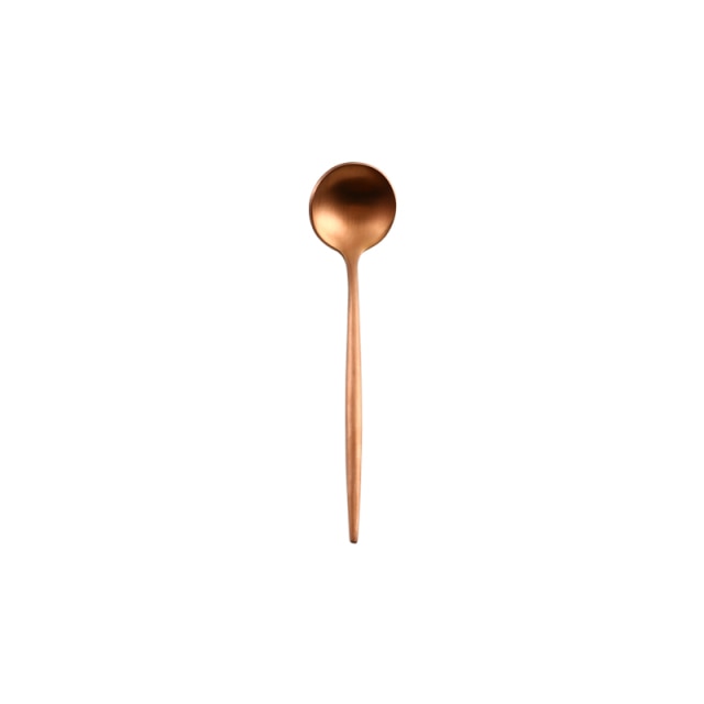 stainless steel rose gold spoon