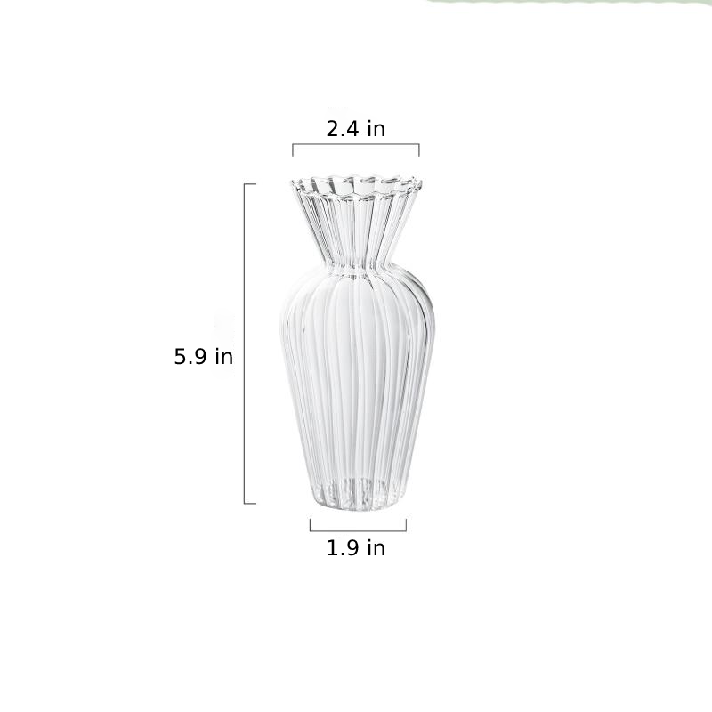 Petal Texture Glass Accents & Vases