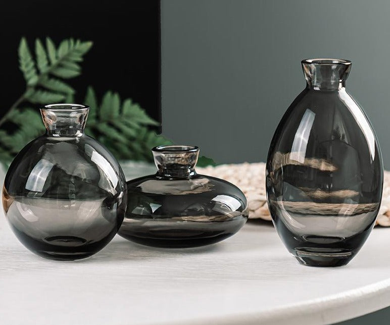 Cezanne Glass Vase 3 pc Set