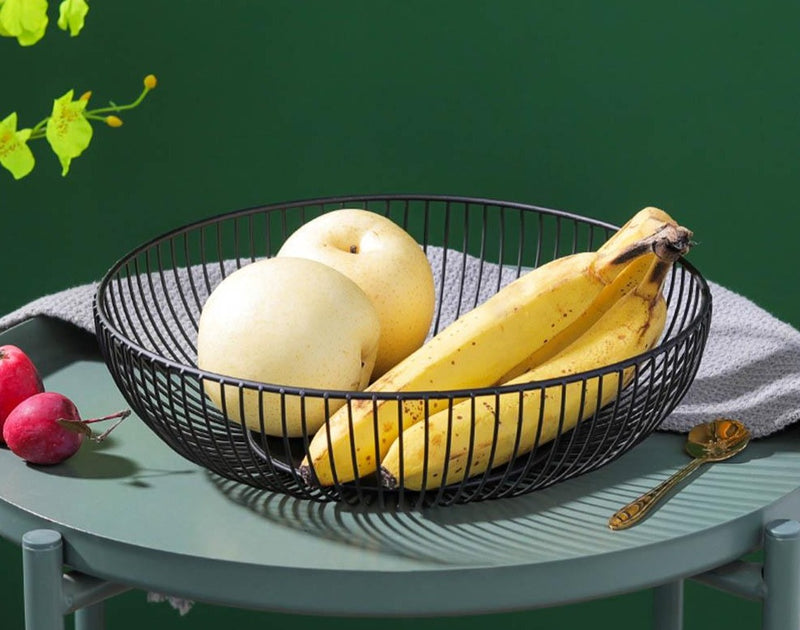 Nature's Nest Metal Fruit Basket