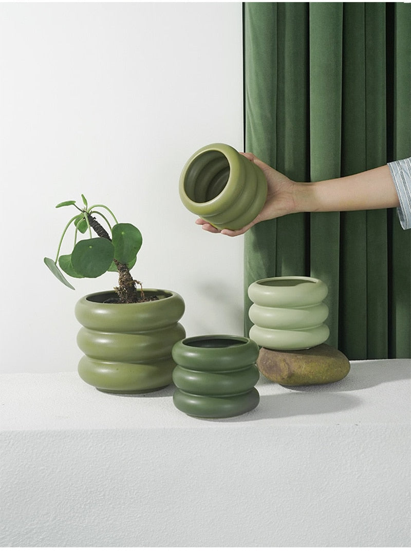 Round Bubble Vase & Planter