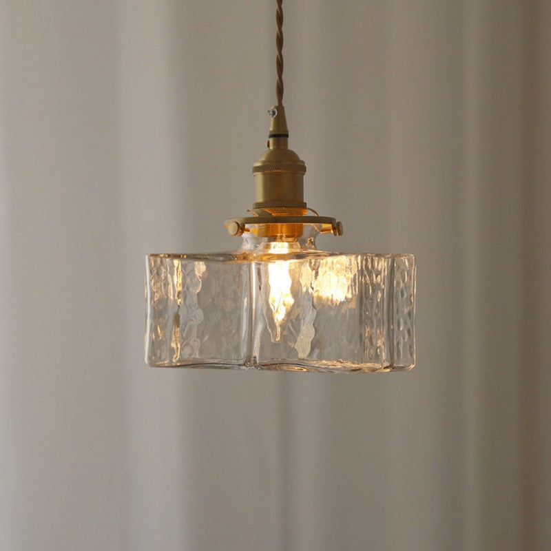 Pendant Glass Light Minimalist Creative Brass Lamp