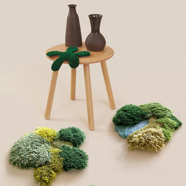 Handmade Anti-Slip Forest Style Wool Area Rug