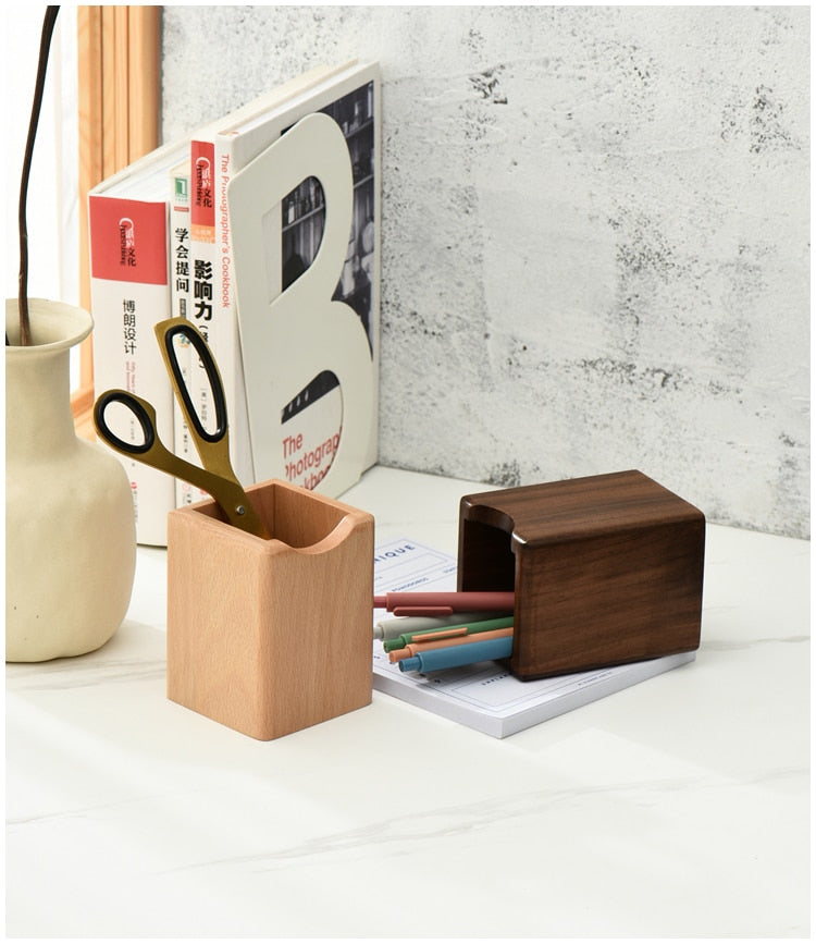 Home Office Desk Accessories in Wood Design for Desk Organizer  