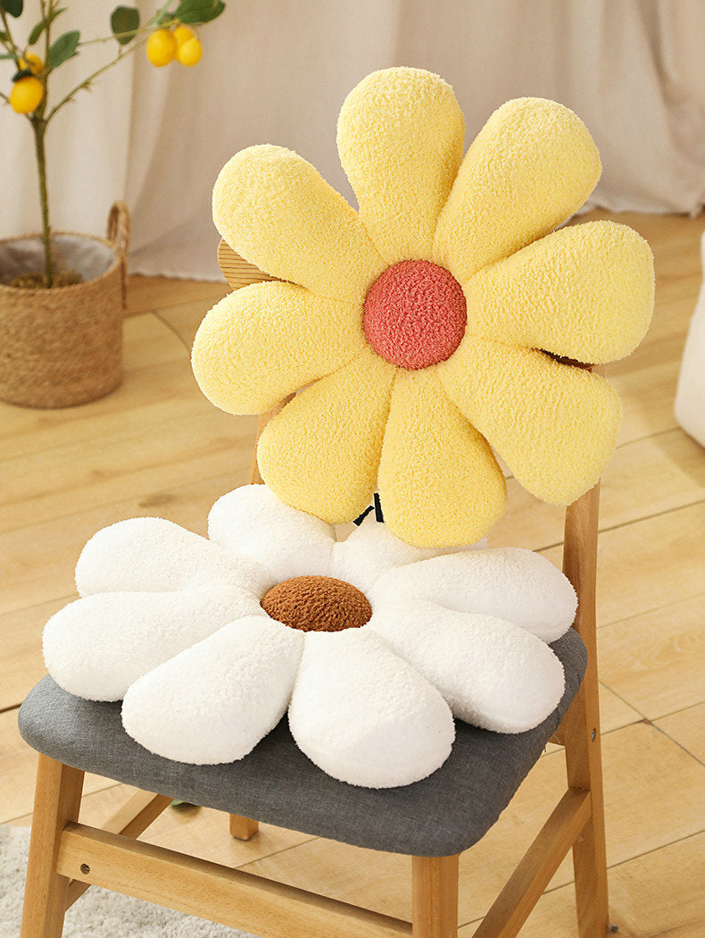 Flower Soft Pillow Stuffed Seat Cushion 