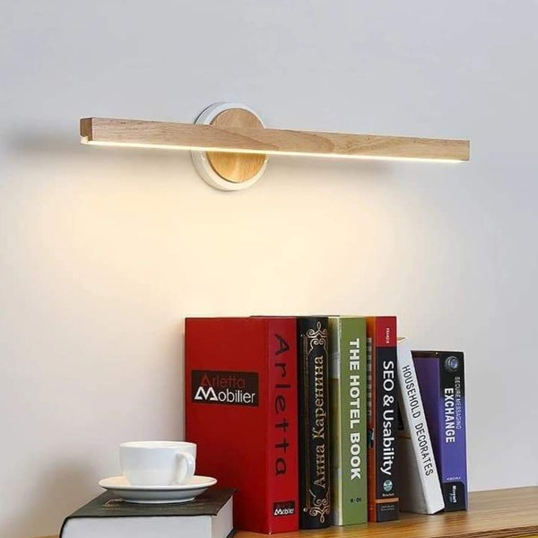 Modern Wall Light in Wood with LED bulbs