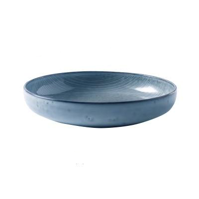 Blue Porcelain Wide deep plate