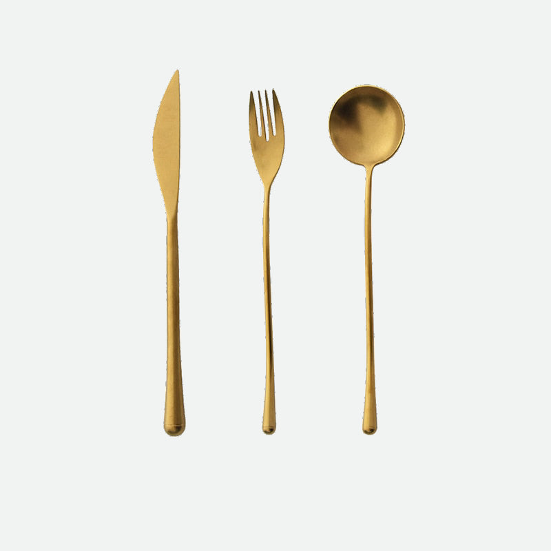 Gold Stainless Steel Dinnerware Set 